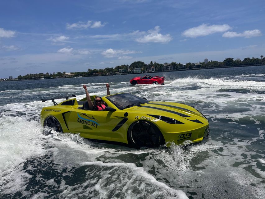 Miami Beach: Jetcar Rental 1 Hour 300$ Due at Check-In - Jetcar Rental Restrictions and Requirements