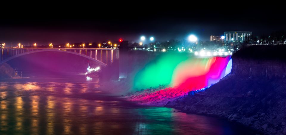 Niagara Falls at Night: Illumination Tour & Fireworks Cruise - Skylon Tower Observation Deck