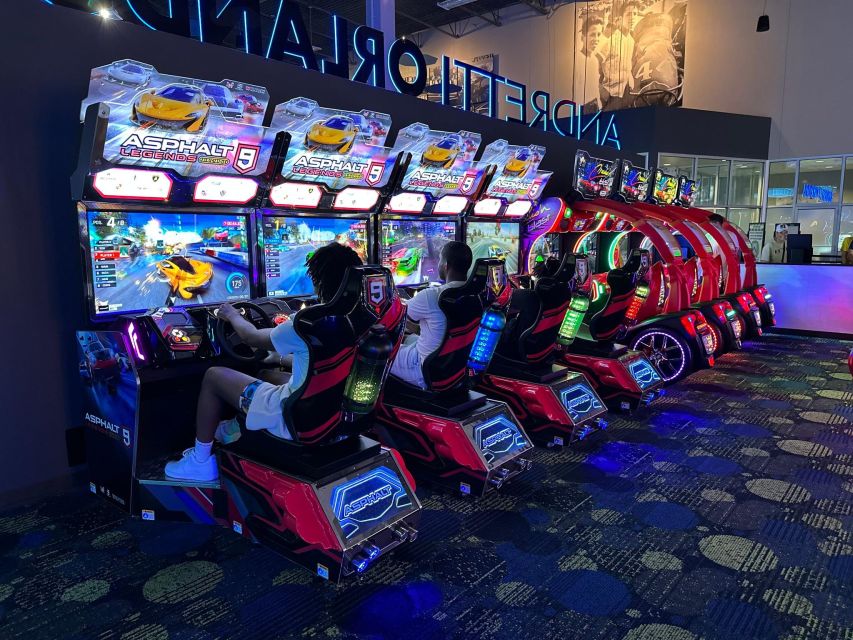 Orlando: Andretti Indoor Karting Attraction Ticket - Arcade Game Upgrade