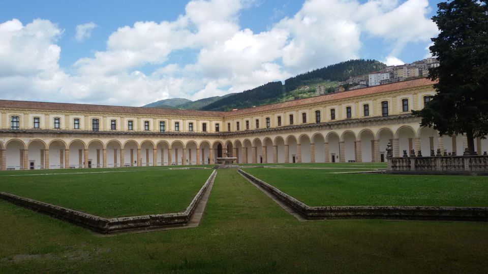 Padula: Charterhouse in Certosa Di Padula Tour - Monumental Elliptical Staircase