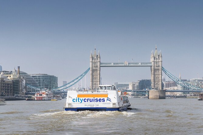 River Thames Sightseeing Cruise - One Way - On-Board Commentary and Amenities