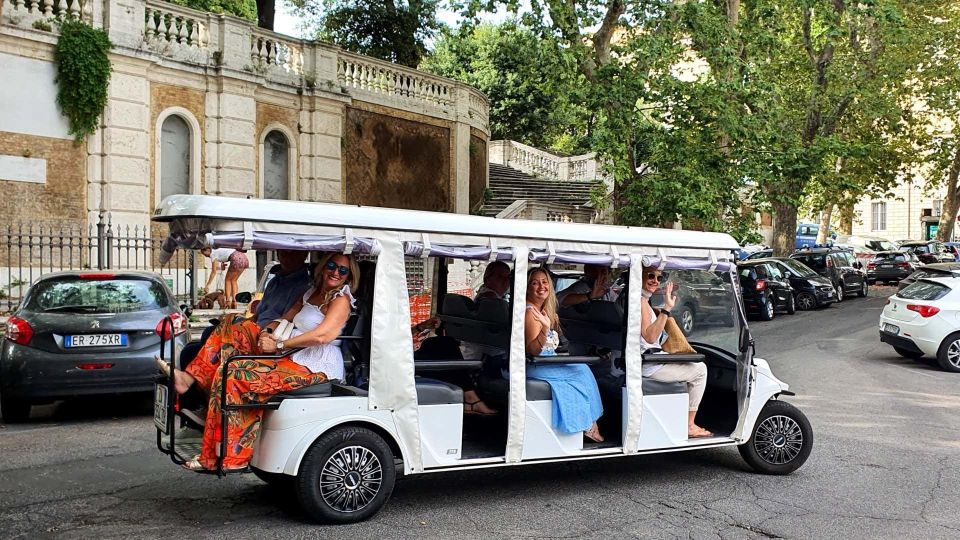 Roman Evening Golf Cart Tour + Pizza & Gelato | Max 6 People - Frequently Asked Questions