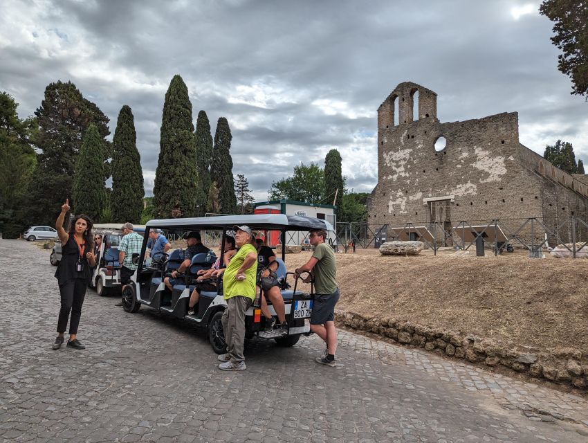 Rome: Appian Way & Catacombs Golf Cart Shared Tour - Tour Duration and Capacity