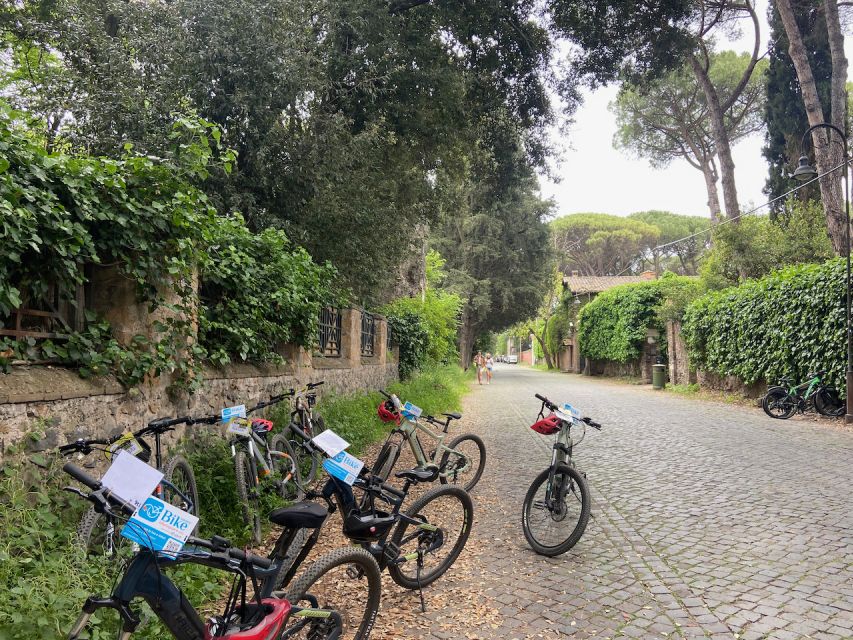 Rome: Appian Way Guided Tour on E-Bike With Wine Tasting - Tasting Local Products and Wine