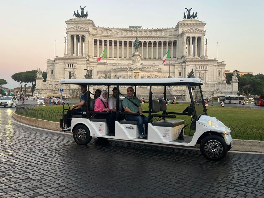 Rome: Private City Highlights Golf Cart Tour - Customer Review and Rating