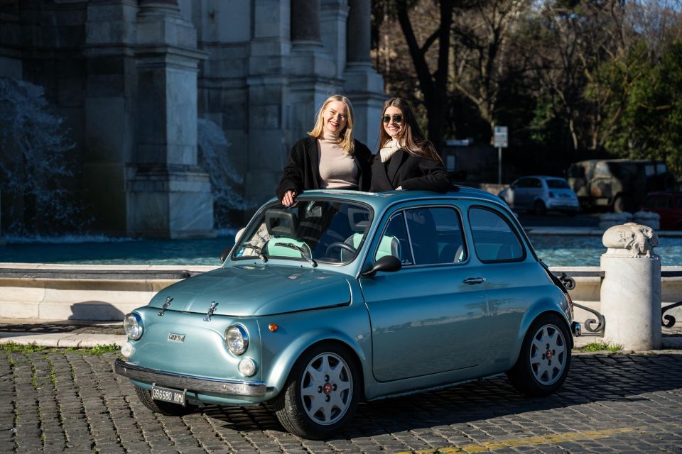 Rome: Vintage Fiat 500 Journey With Prosecco - Important Information