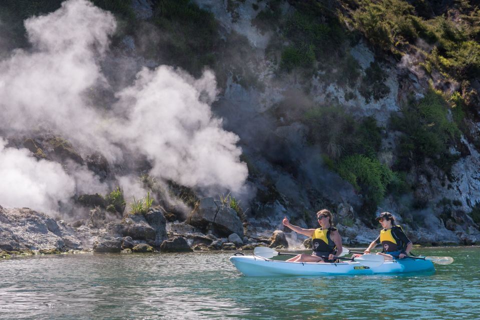 Rotorua: Guided Waimangu Walk and Steaming Cliffs Kayak Tour - Customer Reviews