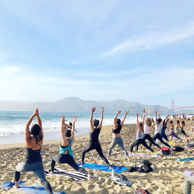 San Francisco: Silent Disco Yoga at Baker Beach - Meeting Point