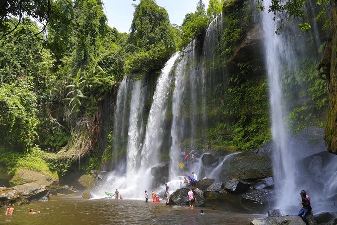 Siem Reap: Kulen Waterfall and 1000 Lingas River Private Tour - Transportation and Logistics