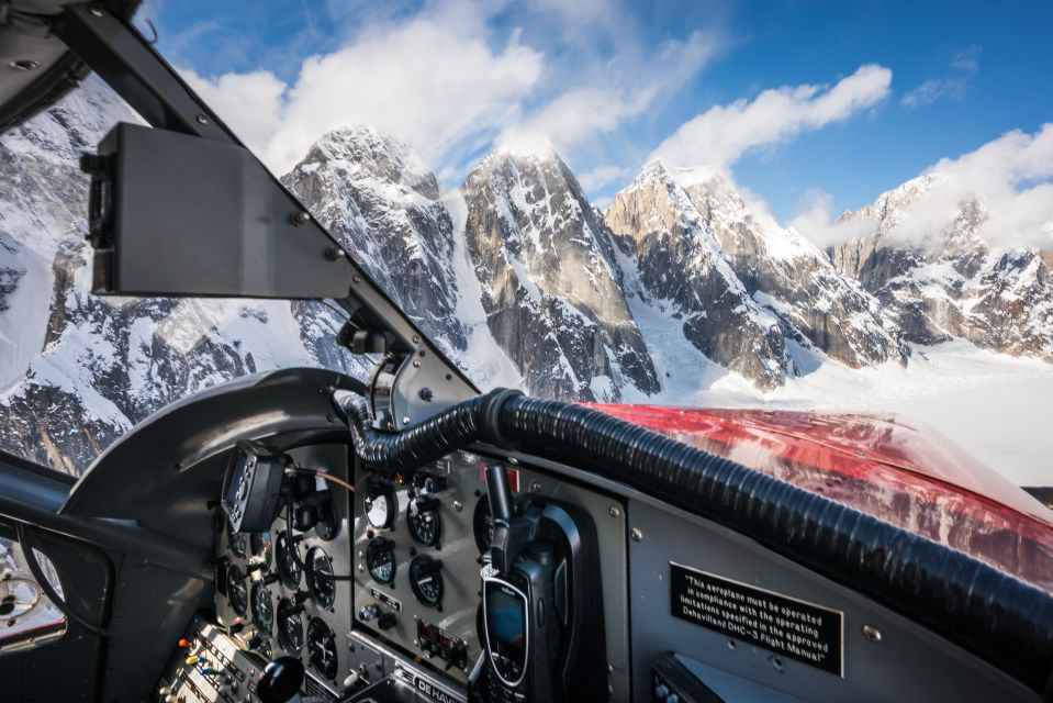 Talkeetna: Denali Flight Tour With Glacier Landing - Flight Route and Meeting Point