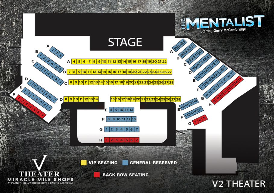 The Mentalist Tickets: Las Vegas - Highlights of the Show