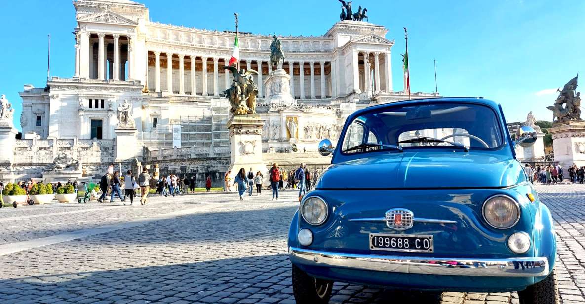 Tour of Rome on Board a Vintage Fiat 500 - Pickup and Dropoff