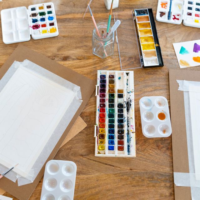 Val Di Fiemme: Learn the Basics of Watercolor Painting in My 9-Hour Class! - Materials Provided