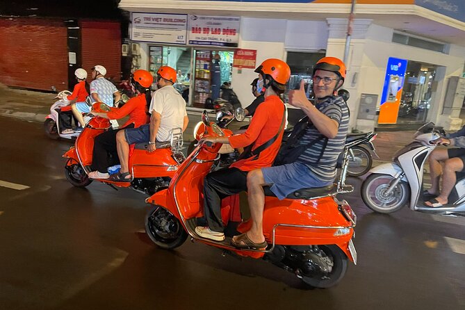 Vespa Female Ao Dai Riders Night Street Food + Train Street Tour - Visiting Hanois Top Landmarks