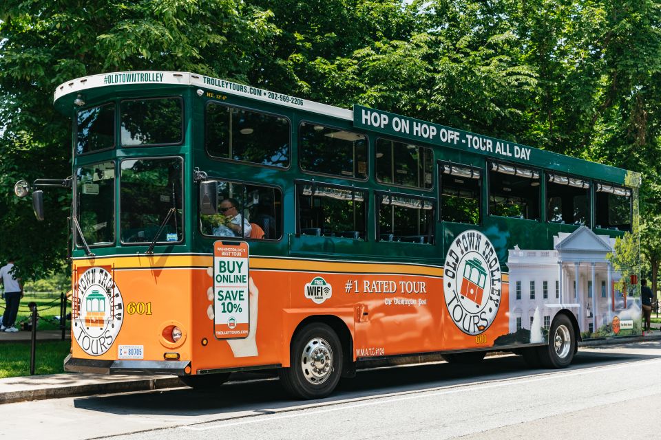 Washington, DC: Old Town Hop-On Hop-Off Trolley City Tour - Trolley Boarding and Departure