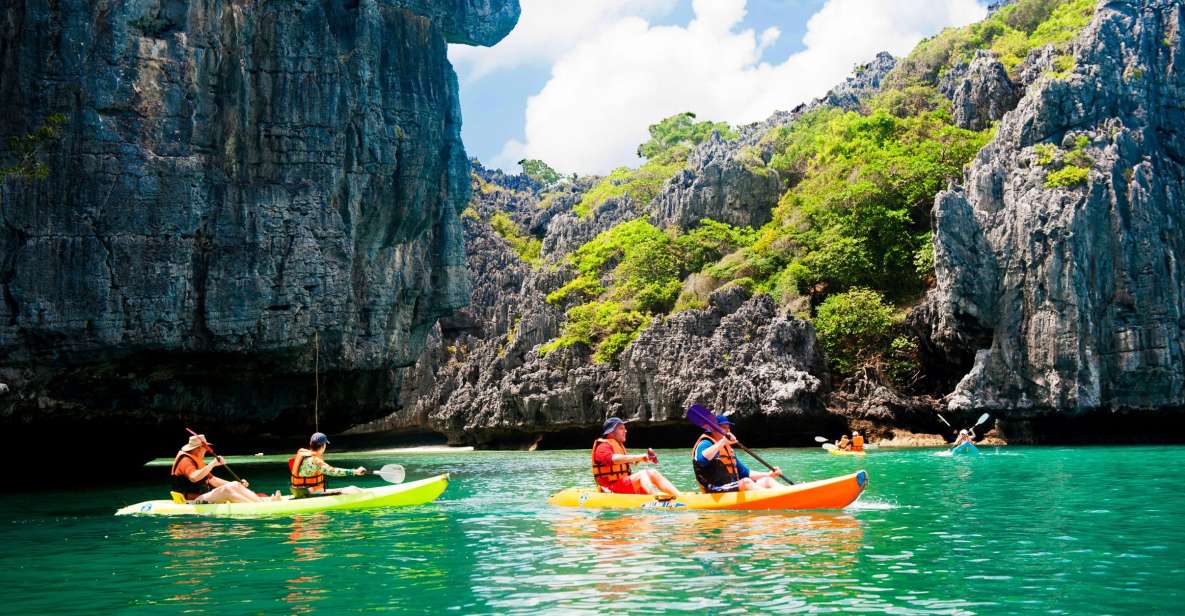 Ang Thong: Marine Park Full-Day Kayaking & Snorkeling Tour - Departure and Duration