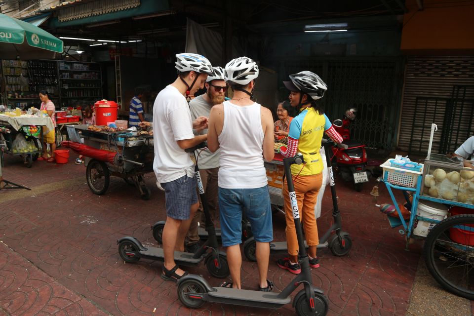 Bangkok: E-Scooter, Local Sights, and Street Food Tour - Safety Considerations