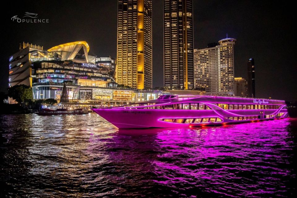 Bangkok: Opulence Luxury Chao Phraya Dinner Cruise - Important Cruise Information and Restrictions