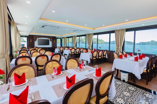 Best Halong Bay Tour One Day On Luxury Cruise 6 Hours Cruising - Dining and Cuisine