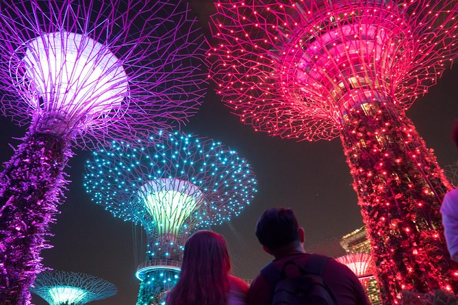 Big Bus Singapore Night Tour With Gardens by the Bay Light Show - Tour Duration and Inclusions