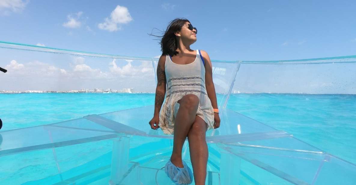 Cancun: Transparent Boat Tour With Drinks - Beverage Inclusions