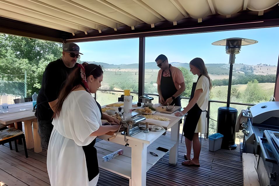 Cooking Class on the Terrace at Fattoria Del Chianti With Lunch - Lunch Menu and Beverages