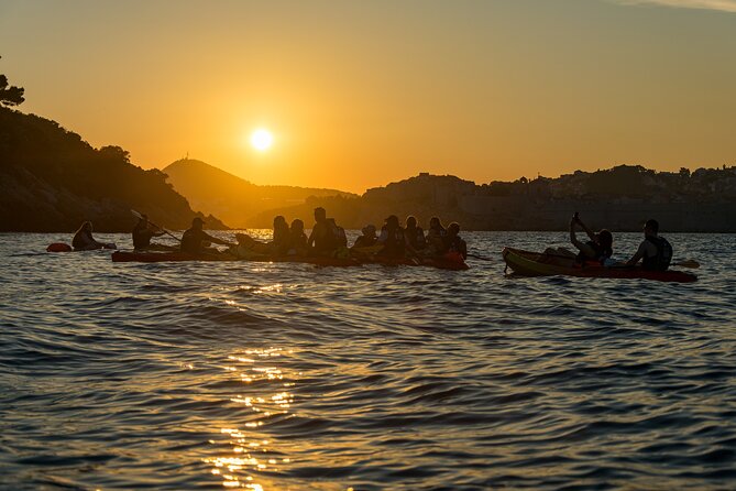 Dubrovnik Sea Kayaking Sunset Paddle - Paddling to Lokrum Island