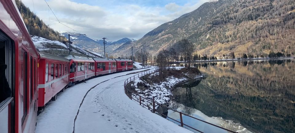 From Milan: Bernina Train, Swiss Alps & St. Moritz Day Trip - Arrival and Departure