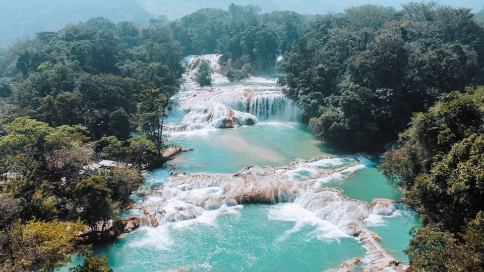 From Palenque: Misol-ha Waterfalls and Agua Azul. - Included in the Tour