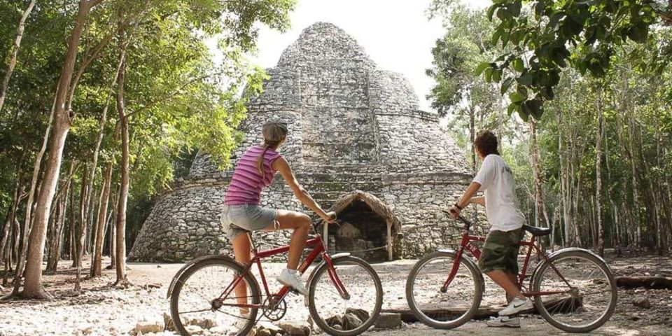 From Riviera Maya: Coba Pyramid, Mayan Ceremony, & Ziplining - Guided Tour of a Cave Cenote