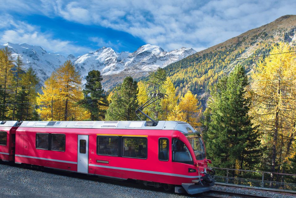 From the Bergamo Railway Station: Bernina Train Ticket - Cancellation Policy and Availability