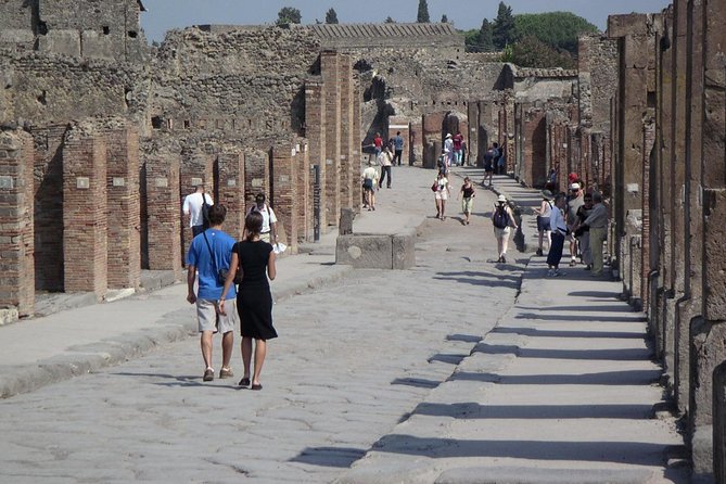 Guided Day Tour of Pompeii and Herculaneum With Light Lunch - Pompeii Exploration