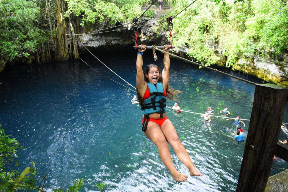 Horseback Riding & ATV Adventure With Ziplines & Cenote - Ziplining Thrill