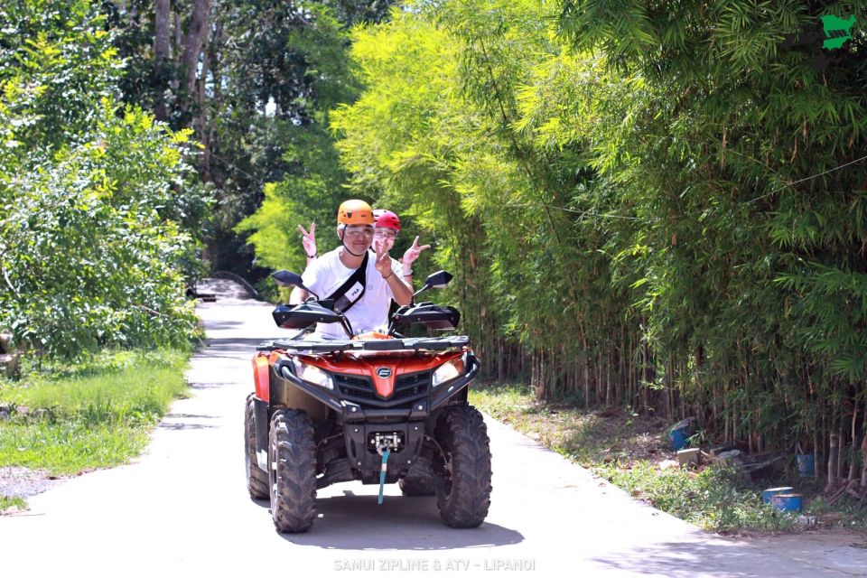 Koh Samui: ATV and Zipline Experience With Transfer - Included Safety Equipment and Instruction