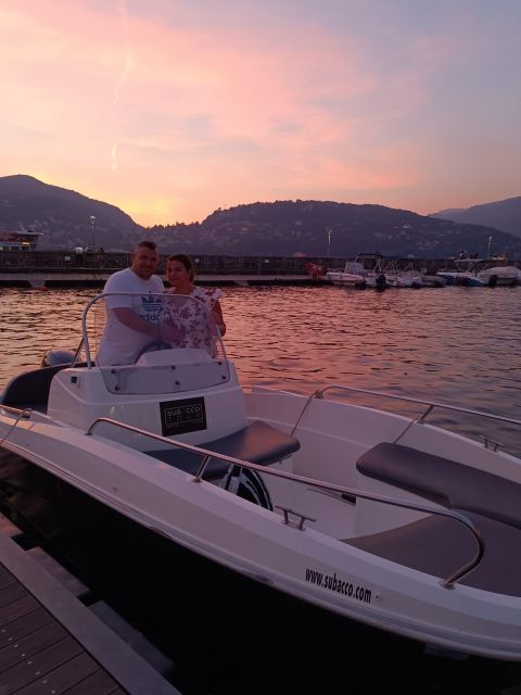 Lake Como: Motor Boat Rental - Duration and Group Size