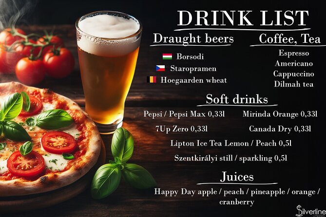 Pizza & Beer Downtown Budapest Cruise - Dietary Considerations