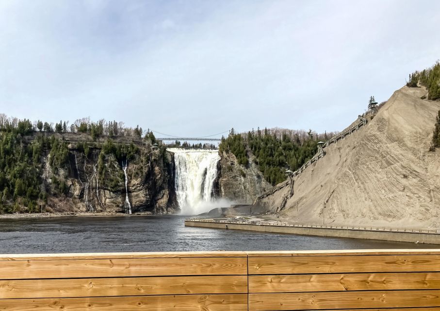 Quebec City: Montmorency Falls With Cable Car Ride - Contemplative Walkway at the Base