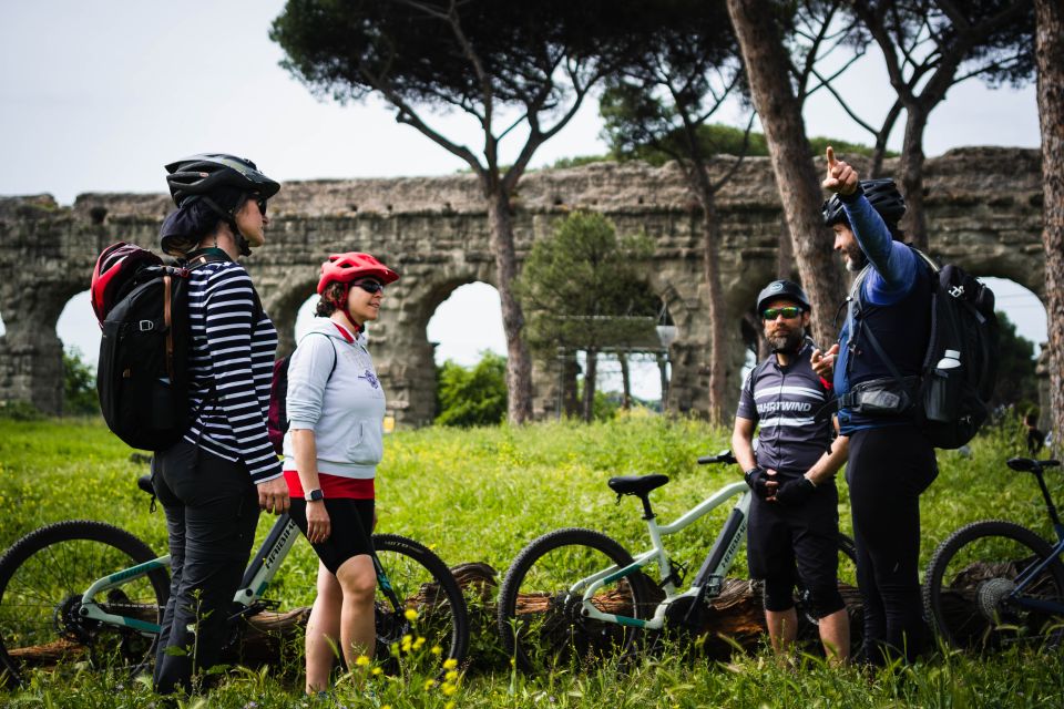 Rome: Appian Way Guided Tour on E-Bike With Wine Tasting - E-Bike and Child Seat Availability