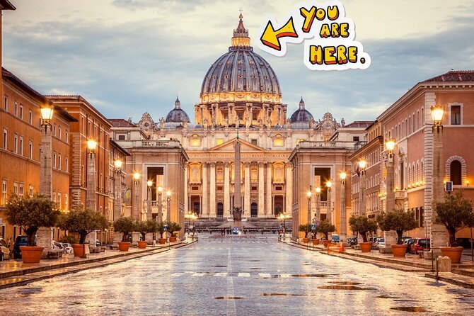 Rome: Guided Tour of St. Peters Dome Climb, Basilica & Vatacombs - Tour Duration and Itinerary