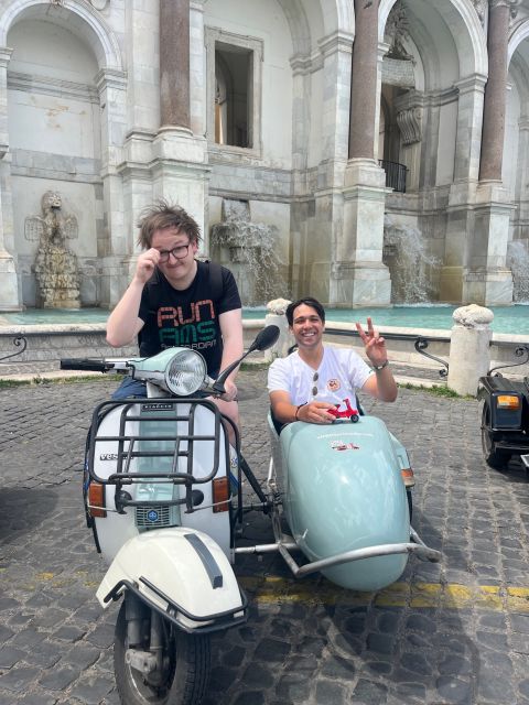 Rome: Highlights Vespa Sidecar Tour With Coffee and Gelato - Booking and Cancellation