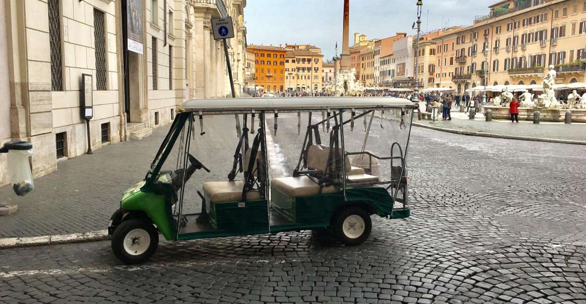 Rome: Imperial City Tour by Golf Cart With Optional Transfer - Frequently Asked Questions