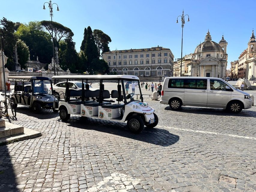 Rome in Golf Cart 6 Hours the Really Top! - Immersive Tour Experience