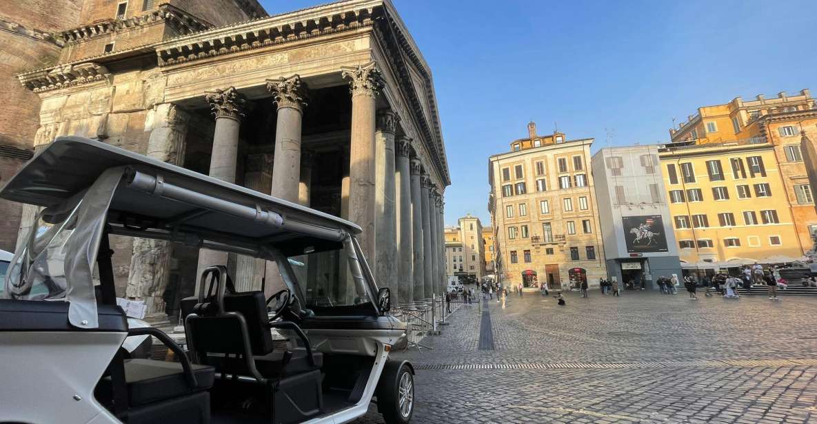 Rome: Private Customizable Tour in an Electric Golf Cart - Eco-friendly Electric Golf Cart