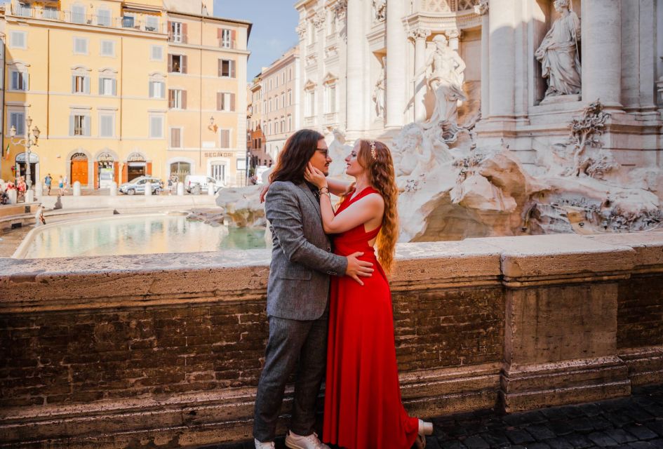 Rome: Private Photoshoot at the Trevi Fountain - Cherished Moments Captured