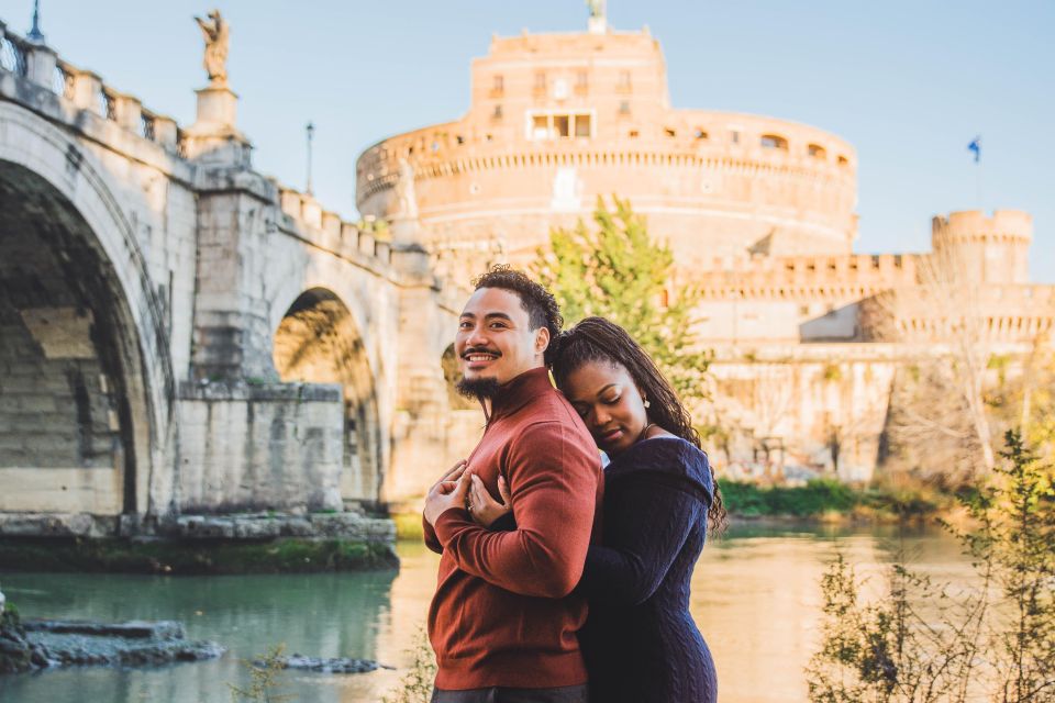 Rome: Professional Private Photoshoot at Castel Sant'Angelo - Photographers Guidance and Editing