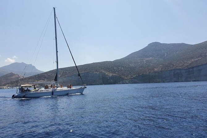 Sailing Boat Small Group Kleftiko and Sikia Cave West of Milos - Beach Stop Activities