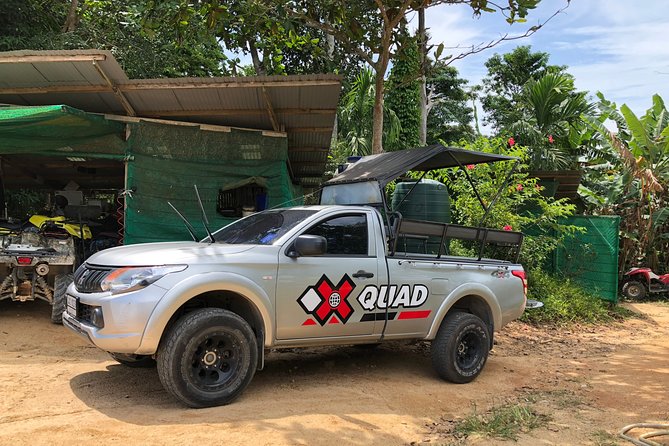 Samui X Quad ATV Tour (1 Driver) With Lunch - Capturing Selfies at a Hidden Waterfall