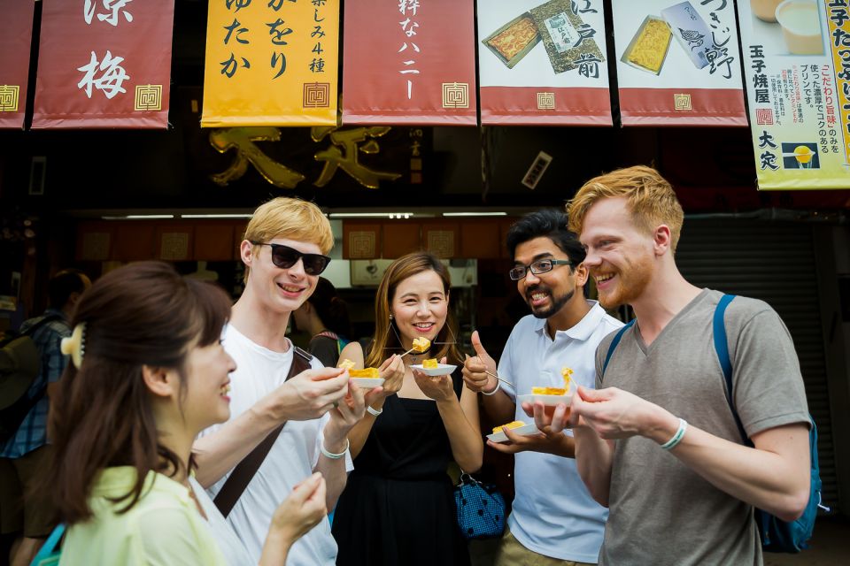 Tokyo: Tsukiji and Asakusa Food Tour - Asakusa Souvenirs and Snacks