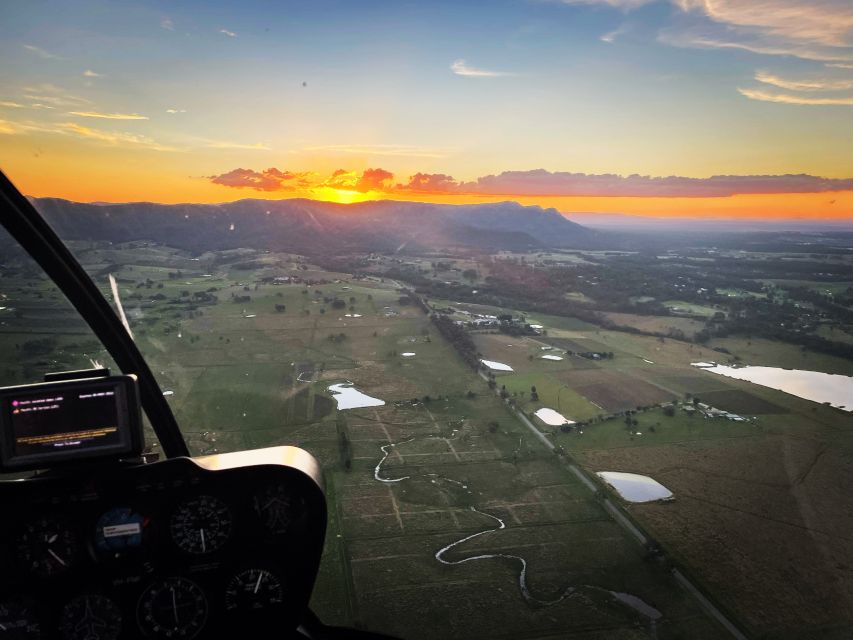 15 Minute Helicopter Scenic Flight Hunter Valley - Aerial Views of Wineries