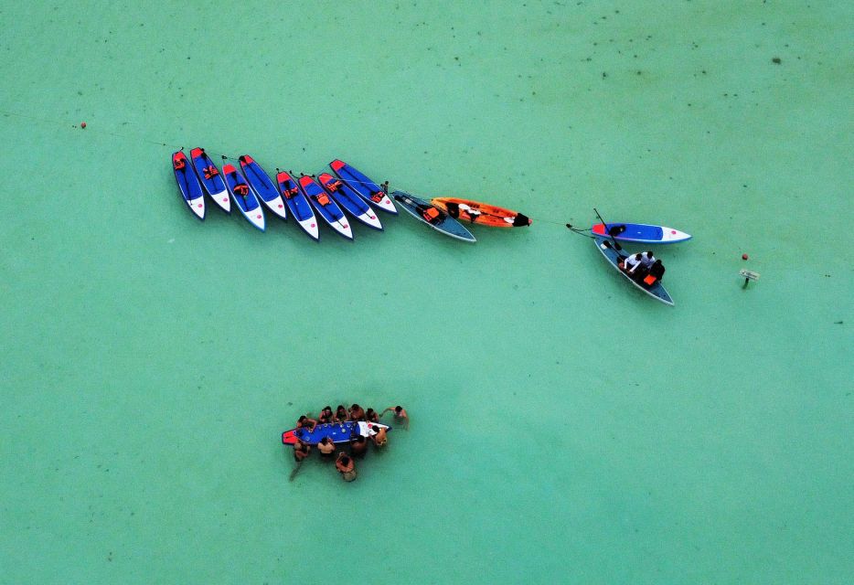 Bacalar: Sunrise Paddleboard Tour With Floating Picnic - Floating Breakfast Experience